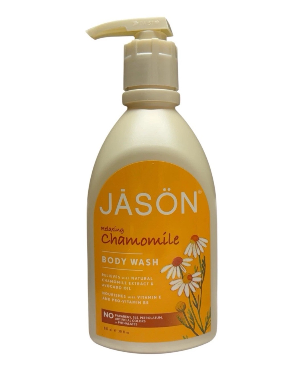 Jason Relaxing Chamomile Body Wash No Sulfates or Parabens 30floz